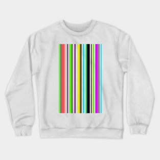 various colorful stripe pattern cell phone case Crewneck Sweatshirt